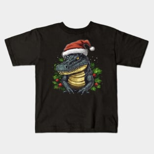 Alligator Christmas Kids T-Shirt